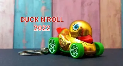 Buy DUCK N'ROLL 2022 RARE HOT WHEELS Treasure Hunt Keychain Gift Idea! • 20.56£