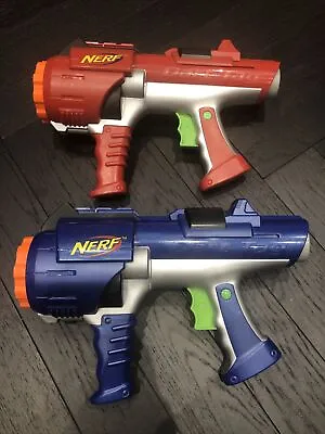 Buy NERF Dart Tag Hyperfire Blaster Guns Foam Dart Shooter Red & Blue • 20£