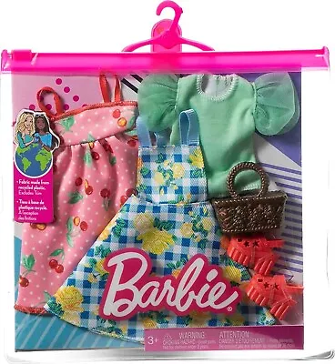Buy Barbie Fashion Pack - HJT33 - Pack Of 2 Clothing Outfits For Barbie Doll • 30.72£