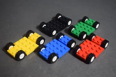 Buy Lego 2441 Car Base With Wheels And Tyres 87414 4624  Pack Of 1 • 3.39£