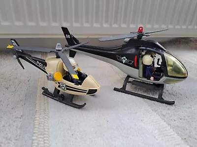 Buy Playmobil Police Helicopters And Figures • 10£