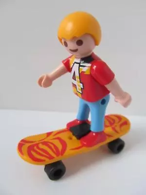 Buy Playmobil Dollshouse/playground Figure: Little Boy And Skateboard NEW • 5.29£
