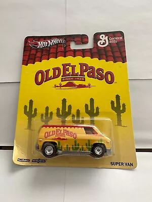 Buy Hot Wheels Super Van Old El Paso General Mills Pop Culture L93 • 11.93£
