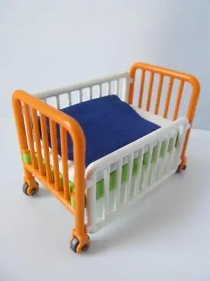 Buy Playmobil Hospital Furniture: Baby Or Child's Bed/Cot & Blanket NEW • 6.49£