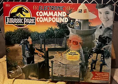 Buy 1990's Kenner Jurassic Park Action Figure Set Electronic Command Compound Boxed • 215£