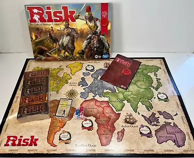 Buy Risk Strategy Board Game With Dragon Hasbro Use With Alexa DAMAGED BOX • 29.99£