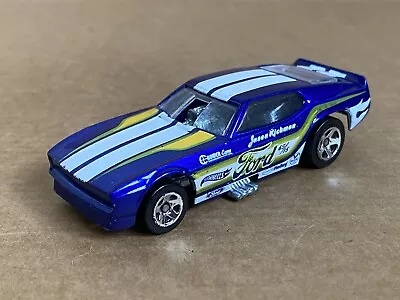 Buy Hot Wheels 71 Ford Mustang Funny Car, 1:64 Scale, Loose, 2014, Blue, V-Rare • 12£