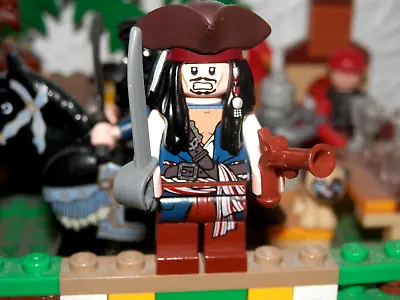 Buy Lego Minifigures - Captain Jack Sparrow - Pirates Of The Caribbean - Lego Figure • 7.45£