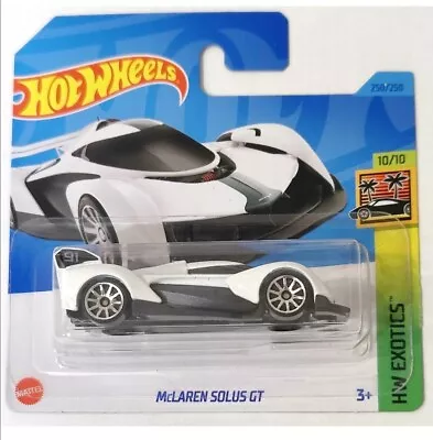Buy Hot Wheels Maclaren Solus GT 250/250 HW EXOTICS 10/10 • 4.50£