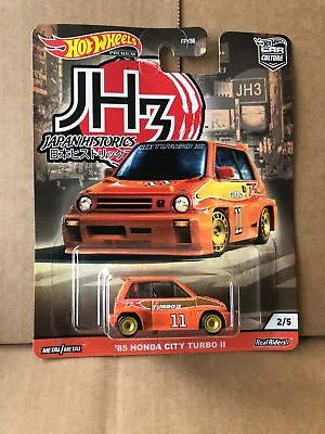 Buy HOT WHEELS DIECAST Car Culture -Japan Historics - ‘85 Honda City Turbo II - 2/5 • 9.99£