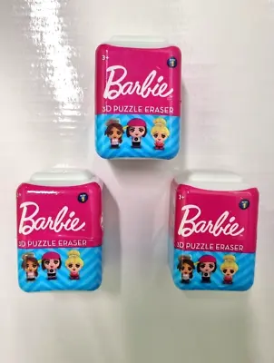 Buy 3 X Barbie 3D Puzzle Eraser • 6.90£