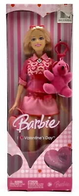 Buy 2006 I Love Valentine's Day Barbie Doll / With Bear Pendant / Mattel J9191, NrfB • 46.32£