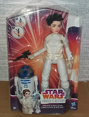 Buy STAR WARS: FORCES OF DESTINY-Princess Leia & R2-D2 (By Hasbro) New With Box Wear • 7.99£