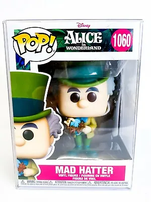 Buy Alice In Wonderland - Mad Hatter 1060 Funko Pop Vinyl + Pop Protector Comic Con  • 89.99£
