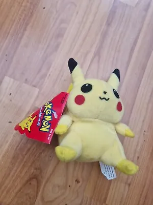 Buy Orignal Genuine Pokemon Pikachu Hasbro Soft Plush Toy Nintendo With Tags • 11.99£