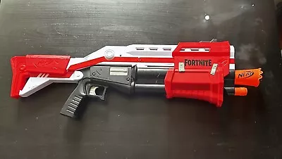 Buy NERF Fortnite TS Pump Action Bossmerg-12 Tactical Shotgun Blaster • 19.99£