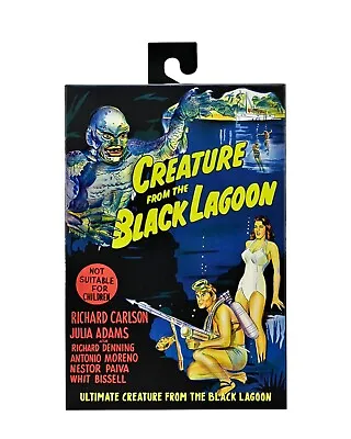 Buy NECA UNIVERSAL MONSTERS (B&W) THE CREATURE FROM THE  BLACK LAGOON Figure • 44.99£