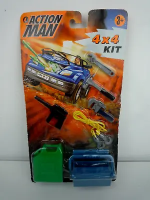 Buy Vintage 1997 Hasbro Action Man 4x4 Kit Toolbox, Jerry Can & Tools Sealed On Card • 14.99£