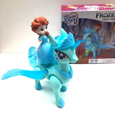 Buy Bump & Go Princess Elsaa My Little Pony Walking Unicorn Girls Toy Lights & Music • 4.99£