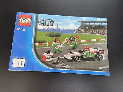 Buy INSTRUCTIONS - Book 1 ONLY For Set 60025 / Grand Prix Truck - Lego Booklet • 3.99£