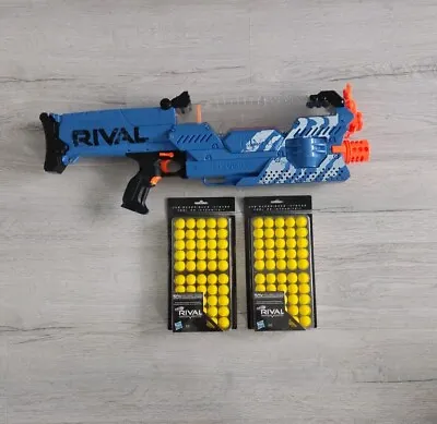 Buy Nerf Rival Nemesis MXVII-10k Blaster/Gun - Blue - Plus 100 Ammo Balls No.1 • 109.99£