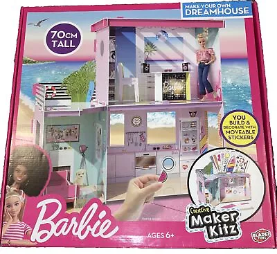 Buy Barbie Make Your Own Dreamhouse Creative Maker Kitz • 24£