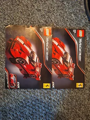 Buy Lego 8156 & 8123 - Instructions Only - Good Condition Ferrari Racers • 15£