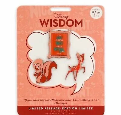 Buy Bambi Disney Pin Trading -  Disney Wisdom August 8/12 Limited Edition Pin • 25£