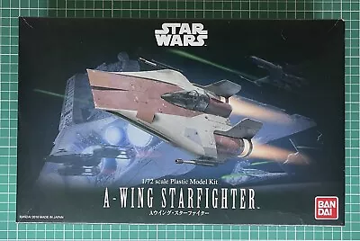 Buy Star Wars : A-Wing Starfighter 1/72 Scale Model Kit By Bandai BNIB • 45£