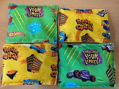 Buy NEW - Handmade Set Of 4 Bean Bags - Perfect For Tin Can Alley, Etc - Hot Wheels • 9.95£