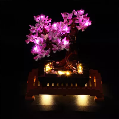 Buy LED Lighting Kit For LEGO 10281 Creator Expert Bonsai Tree Pink Light Kit ONLY • 27.48£