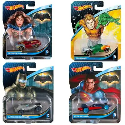 Buy Hot Wheels JUSTICE LEAGUE Character Vehicle Collection - Choose Your Favourites! • 6.99£
