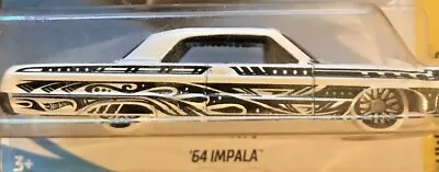Buy Hot Wheels 1.64 - HW Art Cars -  ‘54 Impala - White / Black -  Rare 5/10 Mint • 4.40£