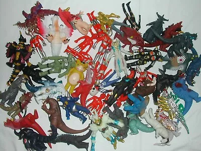 Buy 50 Figure Lot Bandai Ultraman + Bogus Kaiju Monsters Vinyl Action Figure Sofubi • 145£