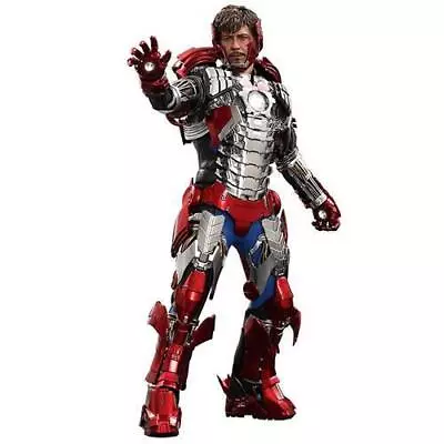 Buy H-4895228608147 Hot Toys Movie Masterpiece Iron Man 2 Tony Stark Mark 5 Suit Up • 471.04£