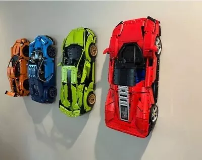 Buy Wall Mount LEGO Technic Cars. Porsche, Lamborghini Sian, Bugatti, Ferrari • 6.99£