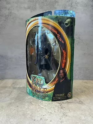 Buy BNIB STRIDER Action Figure Lord Of The Rings Fellowship Of The Ring 2001 Toybiz • 14.99£