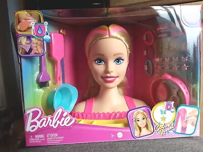 Buy Barbie Doll Deluxe Colour Reveal Magic Neon Blonde Hair  Styling Head  Bnib  • 39.99£