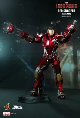 Buy Clearance Sale! 1/6 Hot Toys Pps002 Iron Man Power Pose Mk35 Red Snapper Figure • 219.99£