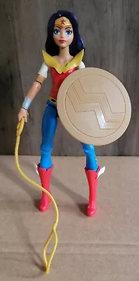 Buy DC COMICS SUPER HERO GIRLS 6  WONDER WOMAN ACTION FIGURE  Mattel 2015 WITH LASSO • 4.99£