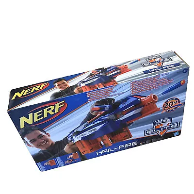 Buy Nerf HAIL-FIRE Blaster N-Strike Elite - Brand New Hail Fire Blaster RRP £64.99 • 27.99£