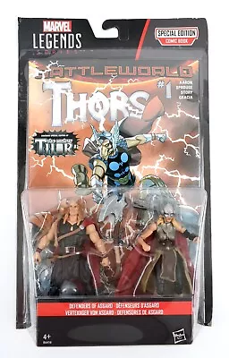 Buy Marvel Legends Series - Battleworld Thors - Action Figures & Comic Book • 19.99£