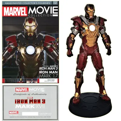 Buy Marvel Iron Man 3 Mark 17 Figurine Movie Collection 02 Eaglemoss  - Inc Magazine • 29.99£