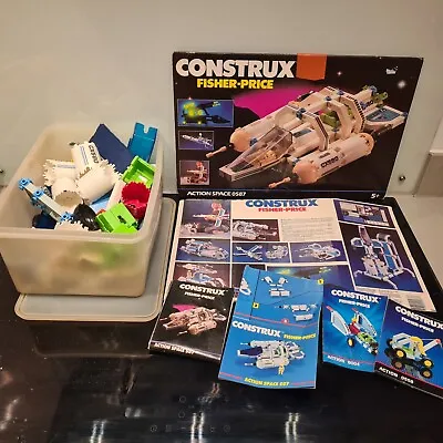Buy Vintage Fisher Price Construx - With Instructions  1980's. Job Lot Bundle  • 29.99£