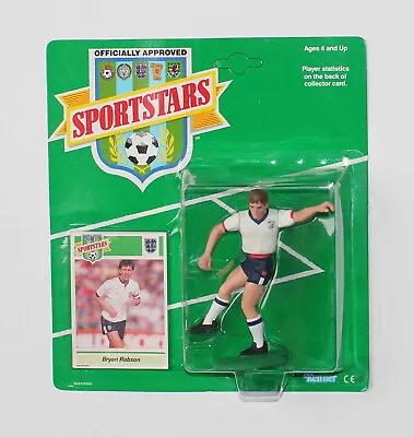 Buy Bryan Robson - England / Manchester United 1989 Action Figure + Trading Card • 18.02£