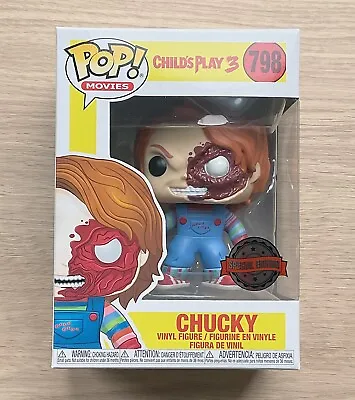 Buy Funko Pop Child's Play 3 Chucky Battle Damaged #798 + Free Protector • 29.99£