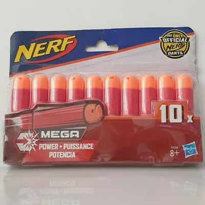Buy Hasbro Nerf N-Strike Elite Mega 10 Pack Refill A4368 *NEW* (A2) • 9.99£