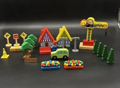 Buy LOT Of KidKraft Thomas & Friends Toy Train Accessories Town Tree Crane Road Sign • 23.65£