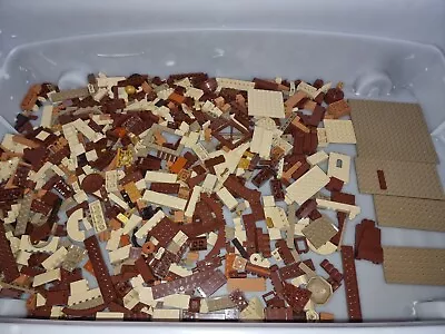 Buy LEGO 1kg  HARRY POTTER BROWNS TANS COLOURS  LOOSE MIXED BUNDLE  Base Plates C 50 • 14£