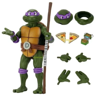 Buy NECA 1:4 Scale Giant Turtle TMNT Cartoon Action Figure Donatello NEW IN STOCK • 159.99£